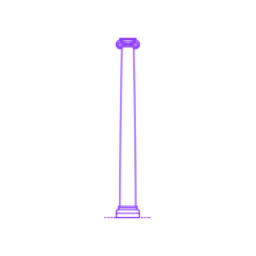 Buildings Stone Columns Greek Ionic Smooth Small Tracing Svg Vector, Free Vectors File